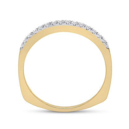 14k Yellow Gold Round Diamond Bridal Wedding Ring Set 1 Cttw