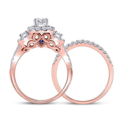 1 1/2CT-Diamond 3/8CT-CRD BELLISIMO BRIDAL SET CERTIFI