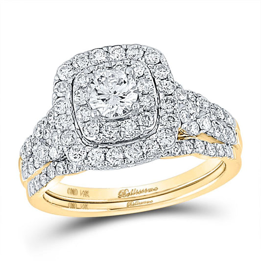 1 1/2CT-Diamond 3/8CT-CRD BELLISSIMO BRIDAL SET