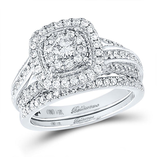 1 CT-Diamond 1/5CT-CRD BELLISIMMO BRIDAL SET CERTIFIED