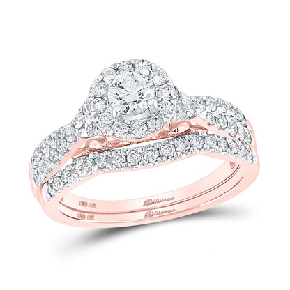 1 CT-Diamond 1/3CT-CRD BELLISIMO BRIDAL SET CERTIFIED