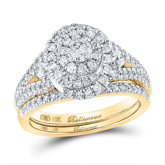 1 CT-Diamond 1/5CT-CRD BELLISIMMO BRIDAL SET CERTIFIED