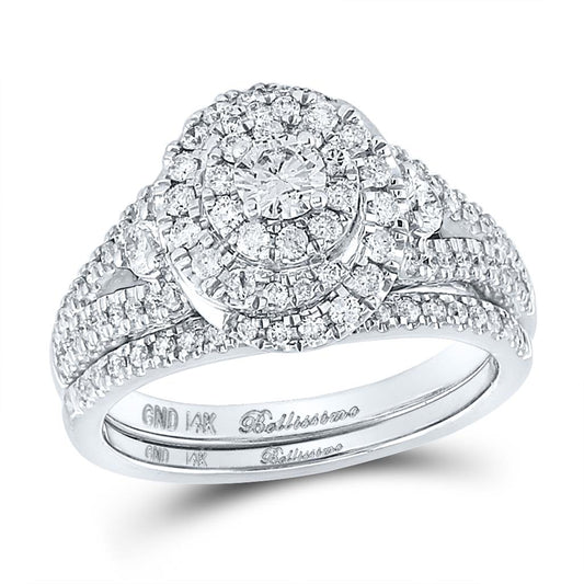1 CT-Diamond 1/5CT-CRD BELLISIMMO BRIDAL SET CERTIFIED