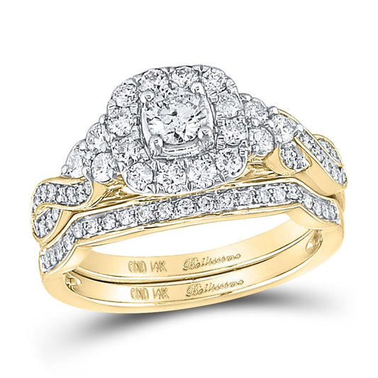 1 CT-Diamond 1/4CT-CRD BELLISIMMO BRIDAL SET CERTIFIED