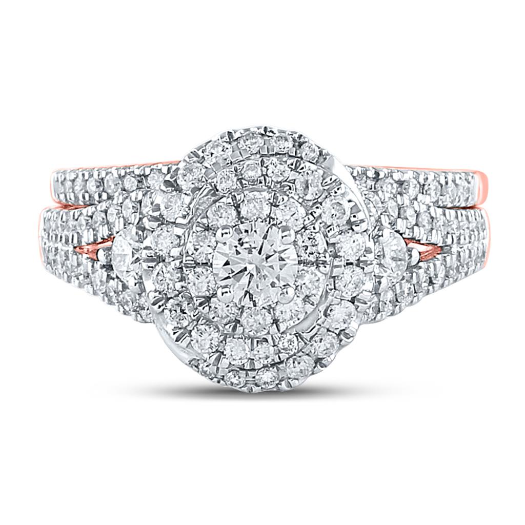 1 CT-Diamond 1/5CT-CRD BELLISIMMO BRIDAL SET CERTIFIED