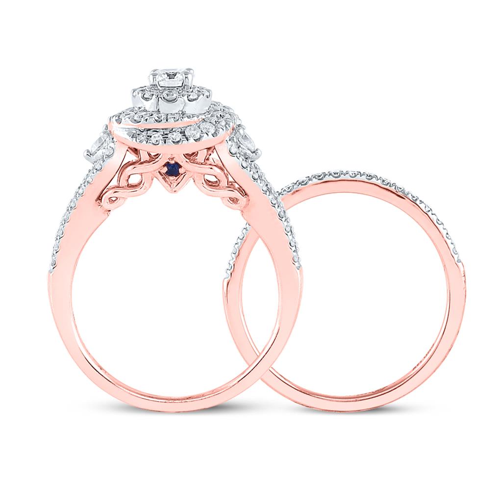 1 CT-Diamond 1/5CT-CRD BELLISIMMO BRIDAL SET CERTIFIED