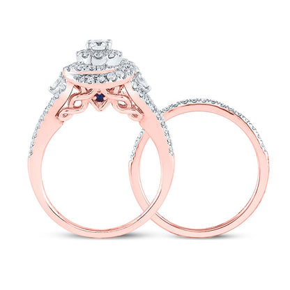 1 CT-Diamond 1/5CT-CRD BELLISIMMO BRIDAL SET CERTIFIED
