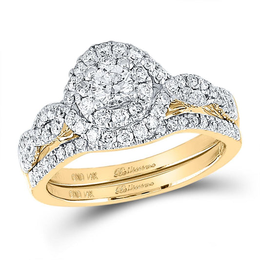 1 CT-Diamond 1/4CT-CRD BELLISIMMO BRIDAL SET CERTIFIED