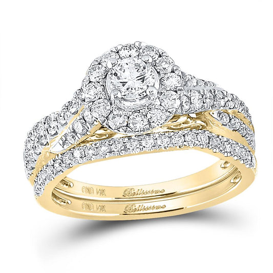 1 CT-Diamond 1/4CT-CRD BELLISIMMO BRIDAL SET CERTIFIED
