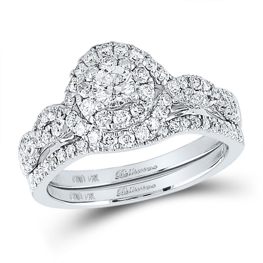 1 CT-Diamond 1/4CT-CRD BELLISIMMO BRIDAL SET CERTIFIED