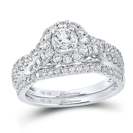 1 CT-Diamond 1/4CT-CRD BELLISIMMO BRIDAL SET CERTIFIED