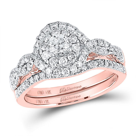 1 CT-Diamond 1/4CT-CRD BELLISIMMO BRIDAL SET CERTIFIED
