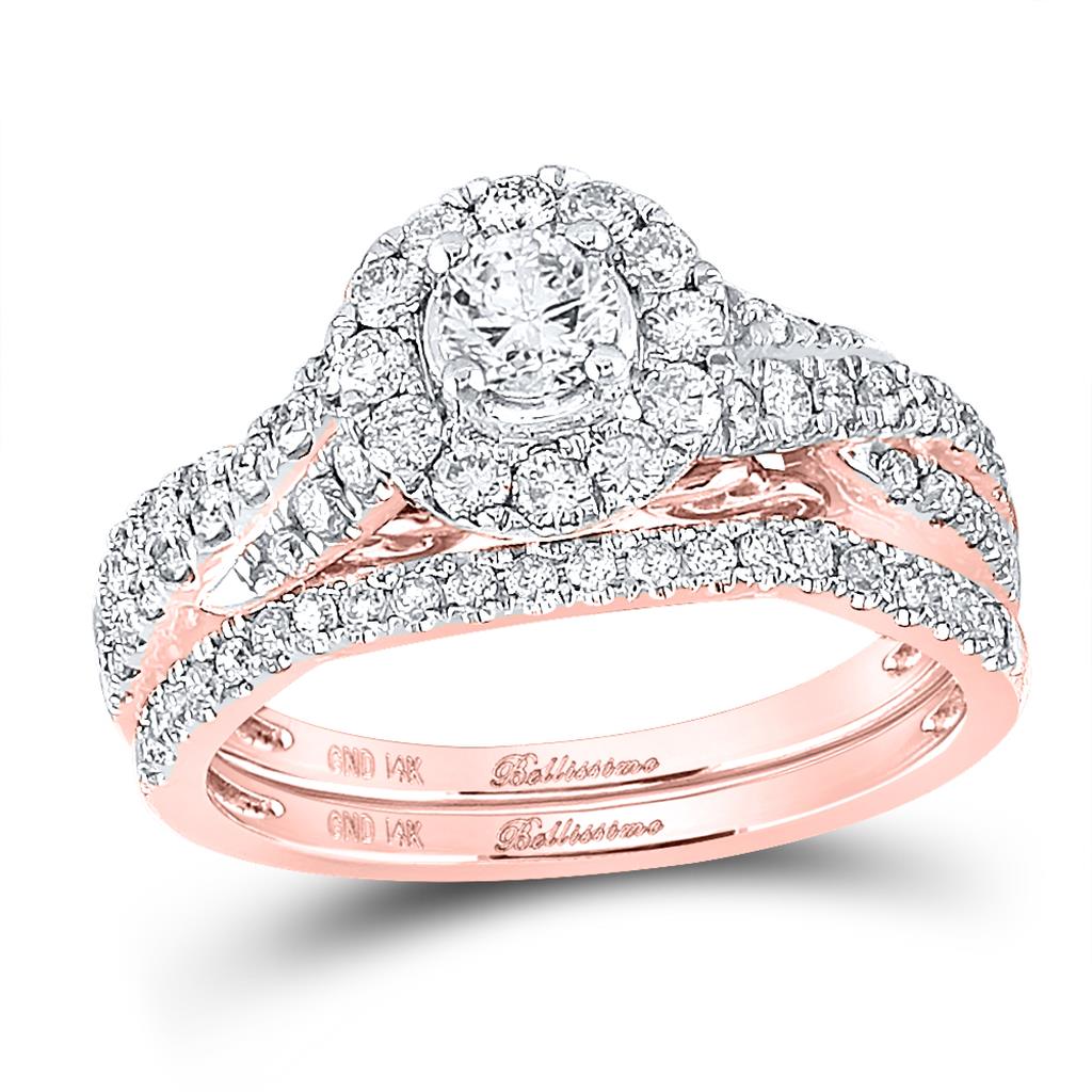 1 CT-Diamond 1/4CT-CRD BELLISIMMO BRIDAL SET CERTIFIED
