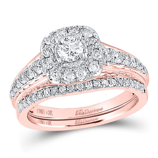 1 CT-Diamond 1/4CT-CRD BELLISIMMO BRIDAL SET CERTIFIED