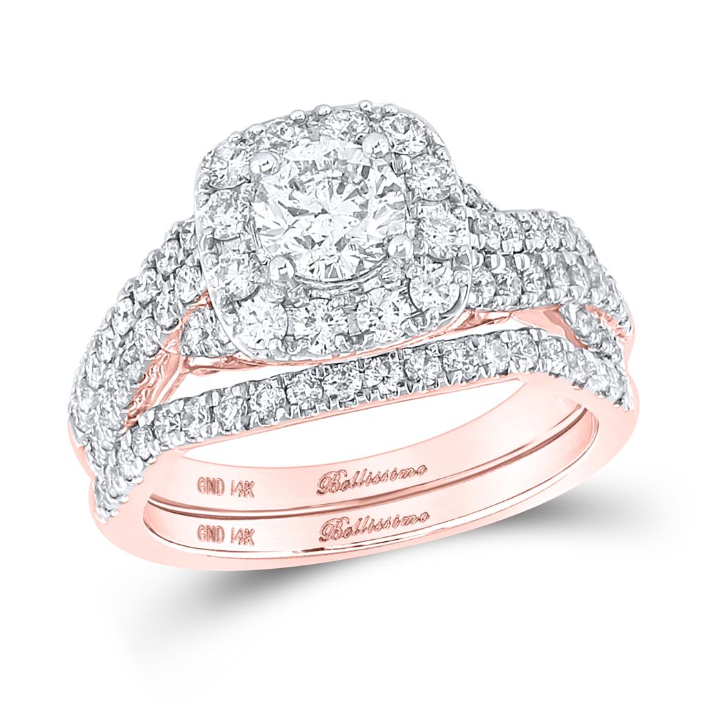 1 3/4 CT-Diamond 3/4CT-CRD BELLISSIM BRIDAL SET CERTIF