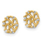 Natural Diamond Earring Jackets in 14K Yellow Gold
