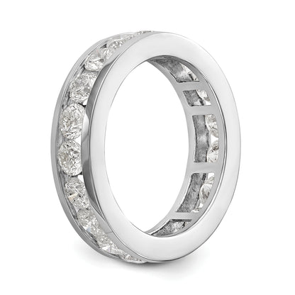 2 Ct. Natural Diamond Womens Eternity Anniversary Wedding Band Ring in 14k White Gold