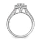 14KW DIAMOND MARQUISE HALO TO FIT 3/4 CT CTR CZ