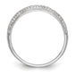 14K White Gold Round Simulated Diamond Halo Engagement Ring