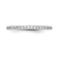 14k White Gold Diamond Wedding Band