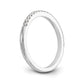 14k White Gold Diamond Wedding Band