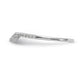 14K White Gold Diamond Wedding Band