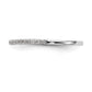 14k White Gold Diamond Set of 2 Wedding Bands