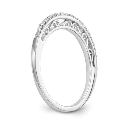 14k White Gold Diamond Set of 2 Wedding Bands