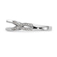 14k White Gold Diamond Round CZ Criss Cross Engagement Ring