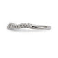 14kw Diamond Contoured Wedding Band
