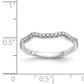 14kw Diamond Contoured Wedding Band