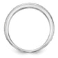 14k White Gold Diamond Wedding Band
