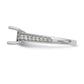 14K White Gold Simulated Diamond Engagement Ring