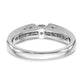 14K White Gold Diamond Peg Set Engagement Ring