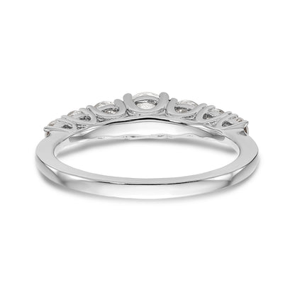 14K White Gold Simulated Diamond Engagement Ring