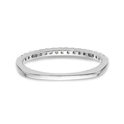 14k White Gold Diamond Wedding Band
