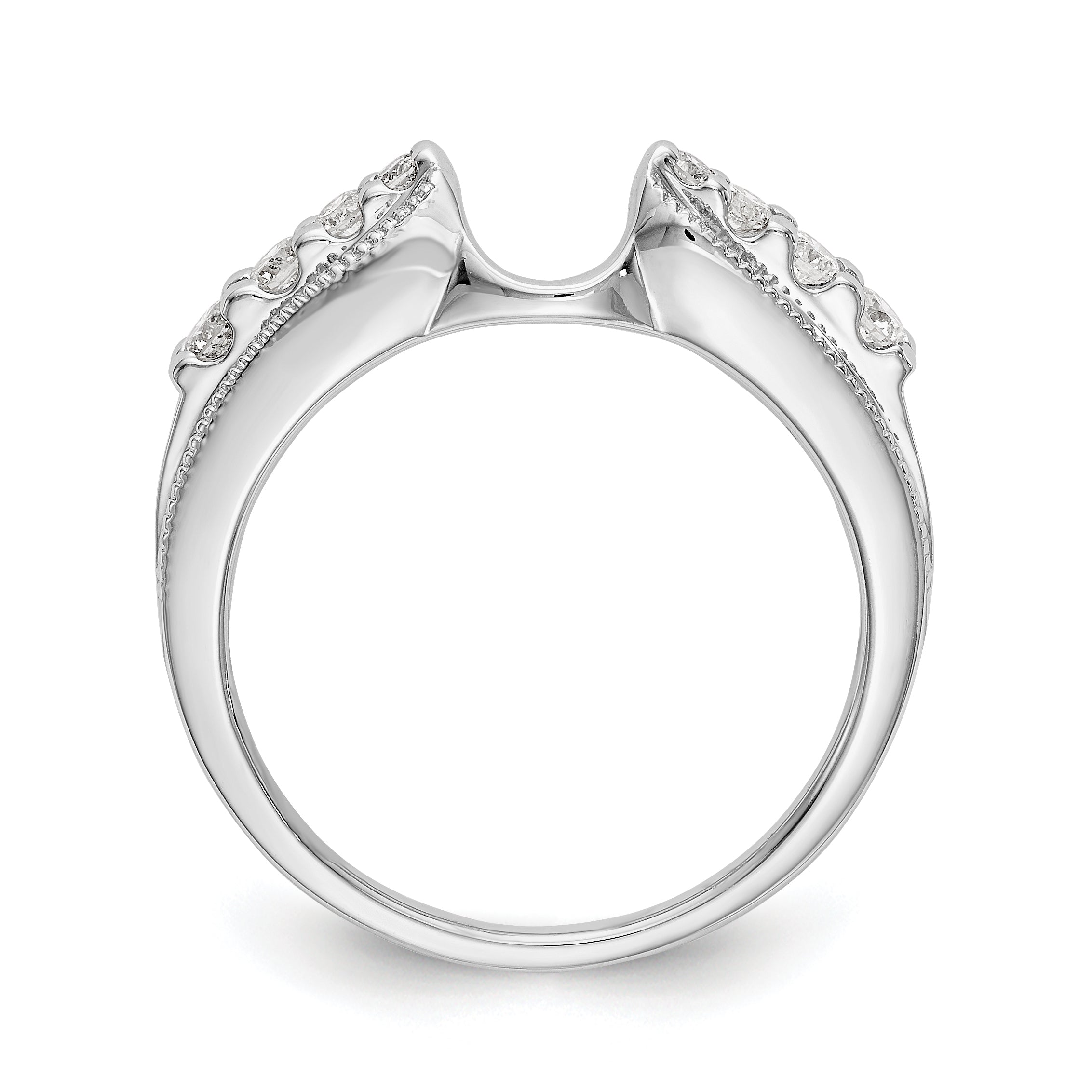 14K White Gold Diamond Wrap