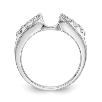 14K White Gold Diamond Wrap