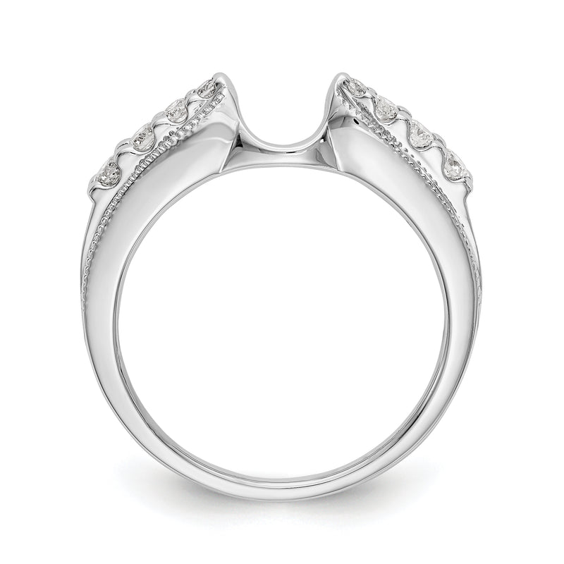 14K White Gold Diamond Wrap