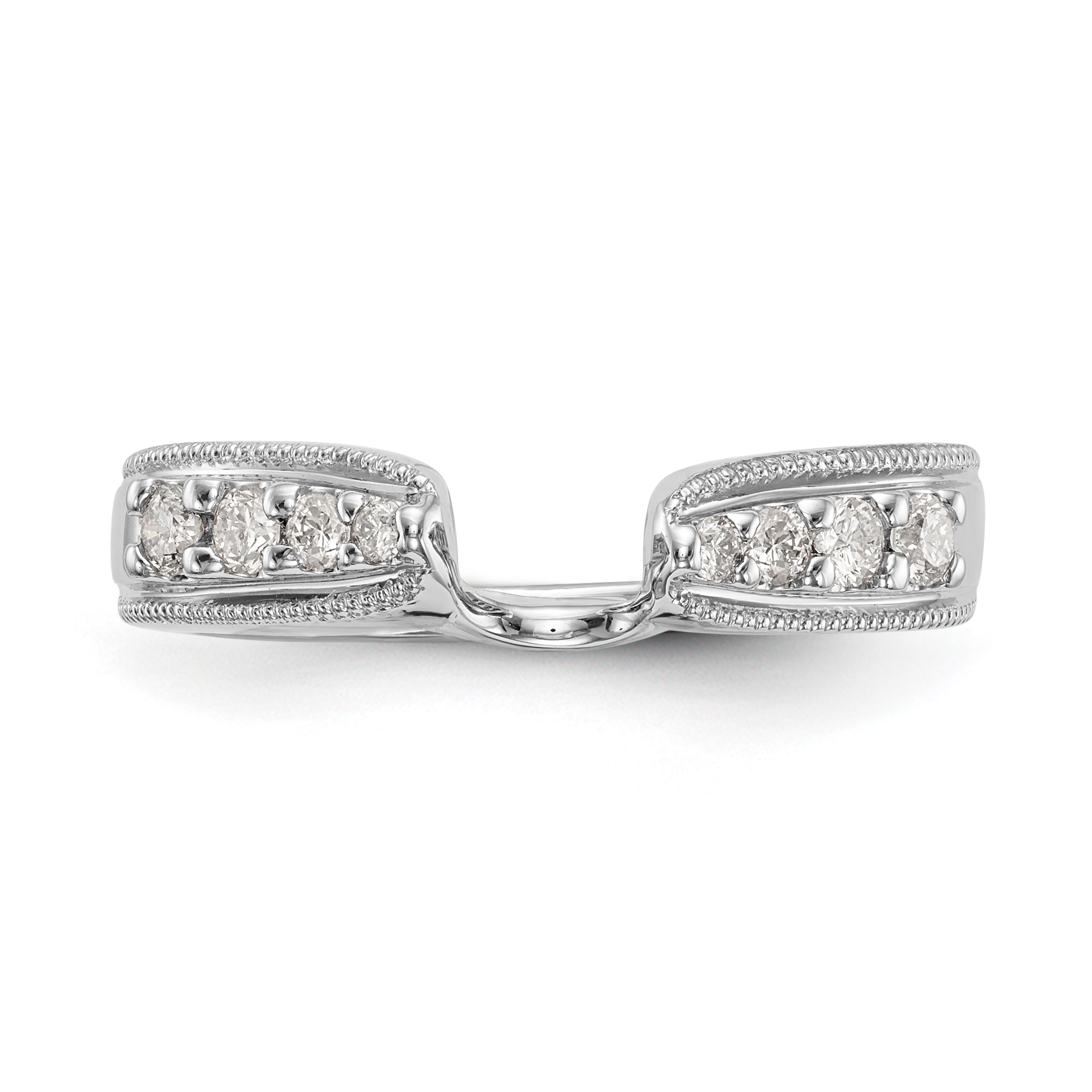 14K White Gold Diamond Wrap