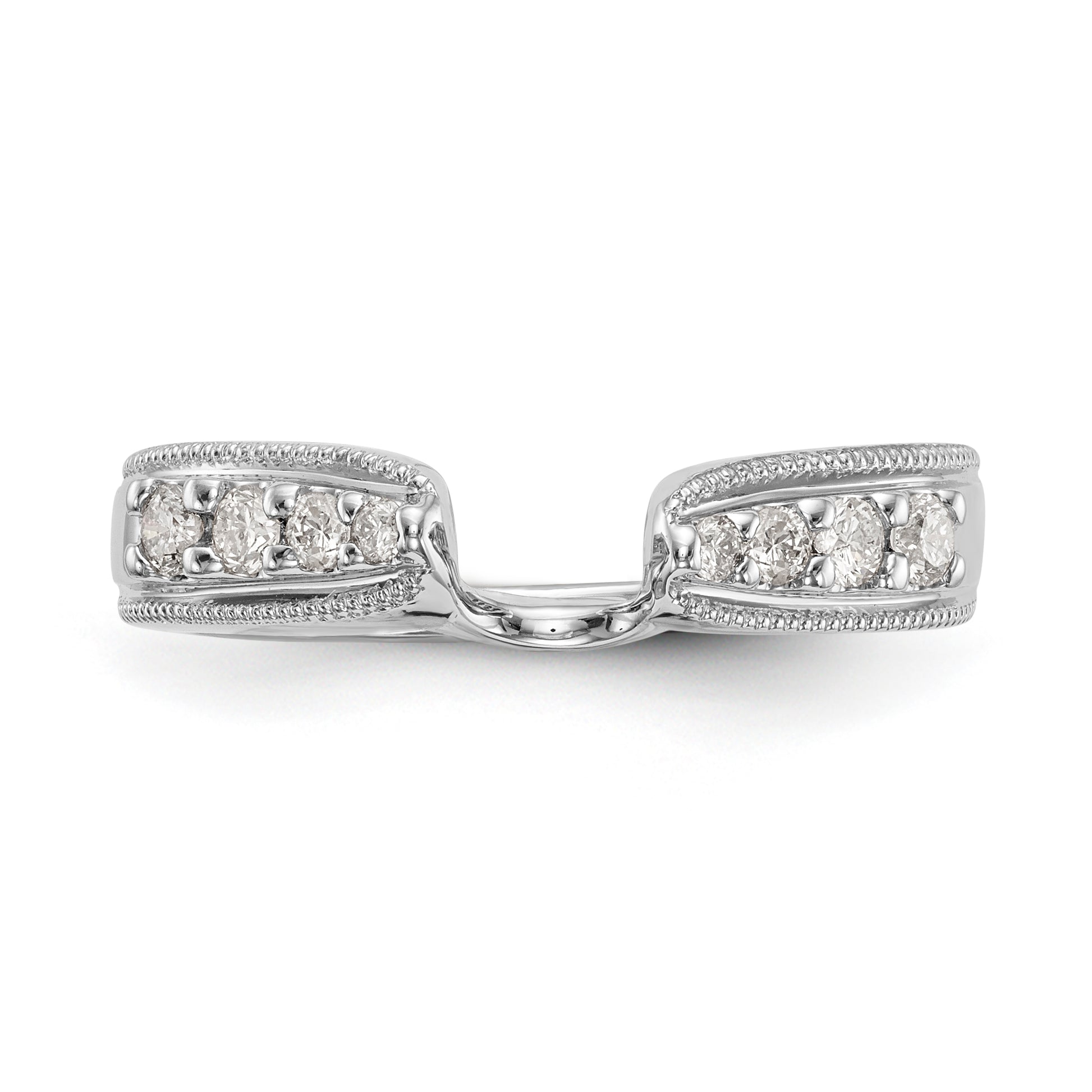14K White Gold Diamond Wrap