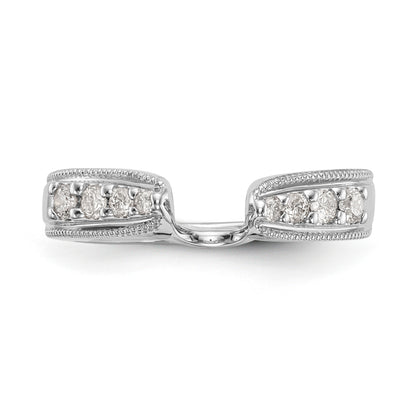 14K White Gold Diamond Wrap
