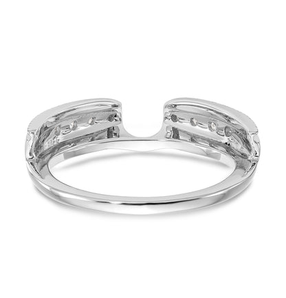 14K White Gold Diamond Wrap