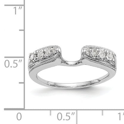 14K White Gold Diamond Wrap