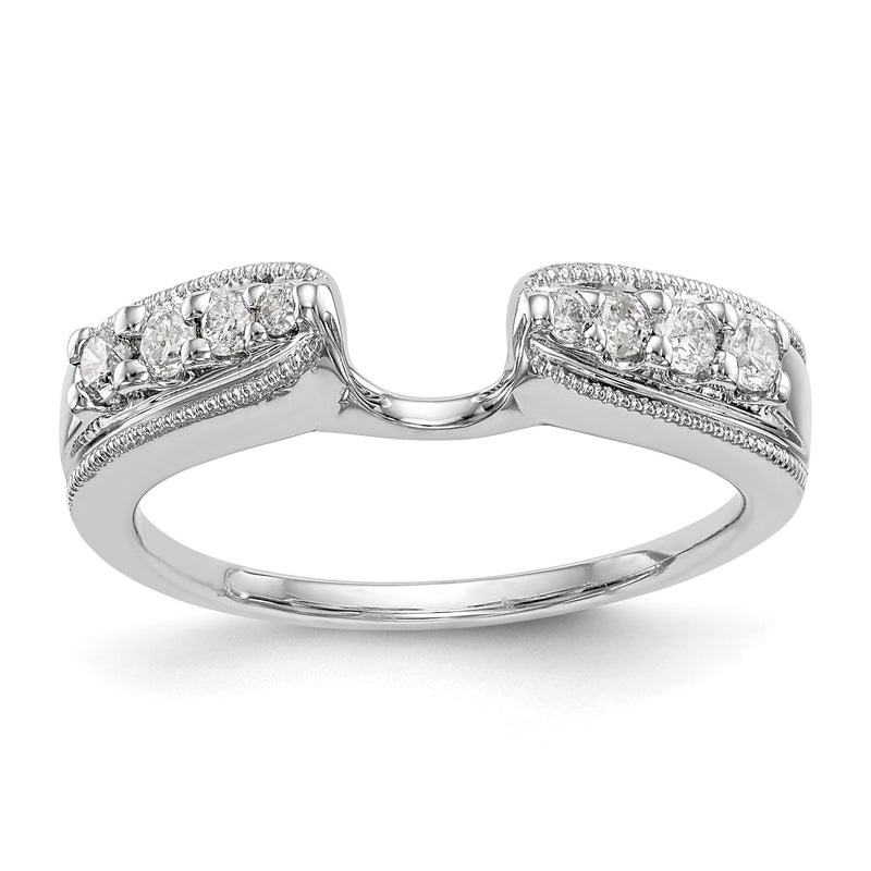 14K White Gold Diamond Wrap