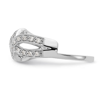 14K White Gold Diamond Wrap