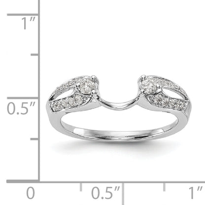 14K White Gold Diamond Wrap
