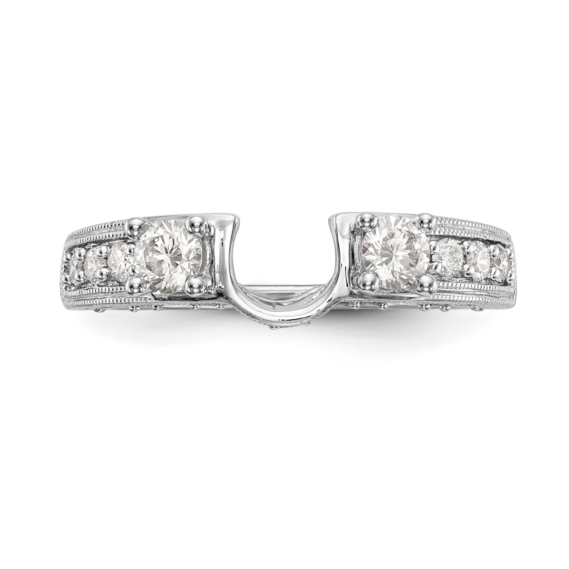 14K White Gold Diamond Wrap
