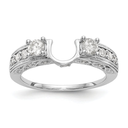 14K White Gold Diamond Wrap