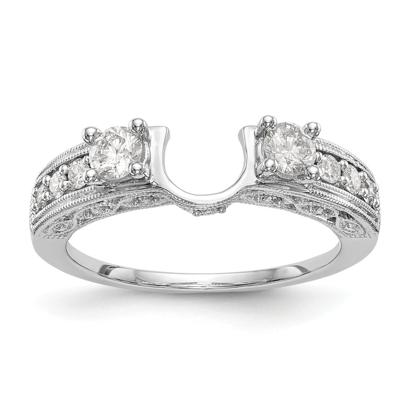 14K White Gold Diamond Wrap